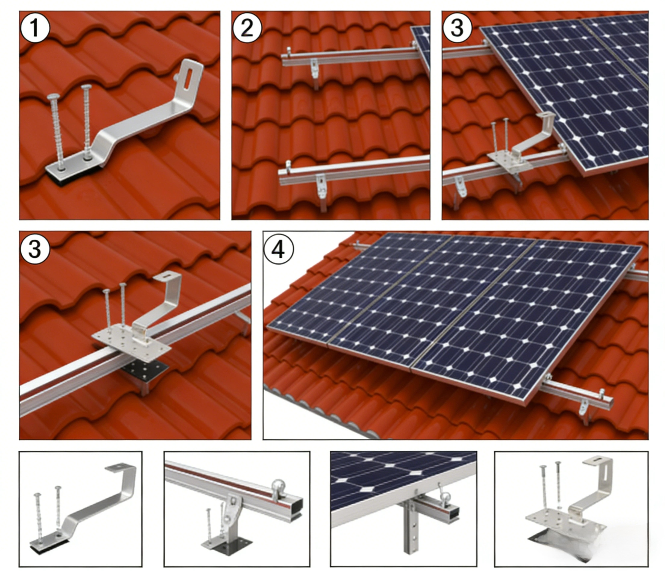 roof mount for tile roofs roof solar mounting system
