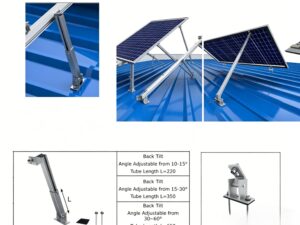 roof solar m adjustable tilt up mounting system